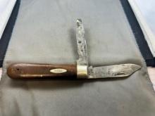 Early Case XX Electricians Utility Knife w/ screwdriver, 6 dot, 1974 stamp