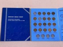Indian Head Cent Book w/ 19 coins