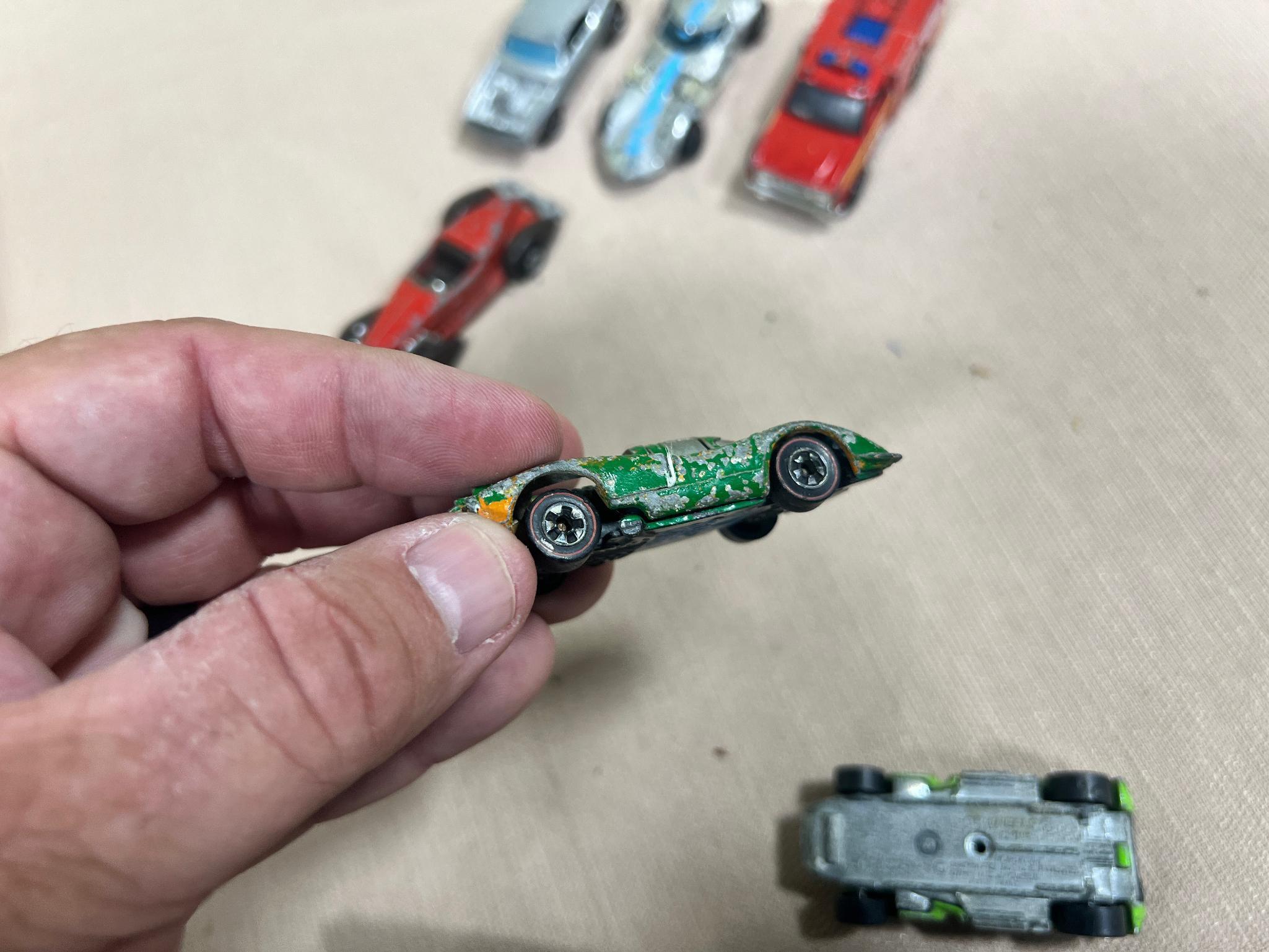 Hot wheels lot of 7, 5 are Redlines