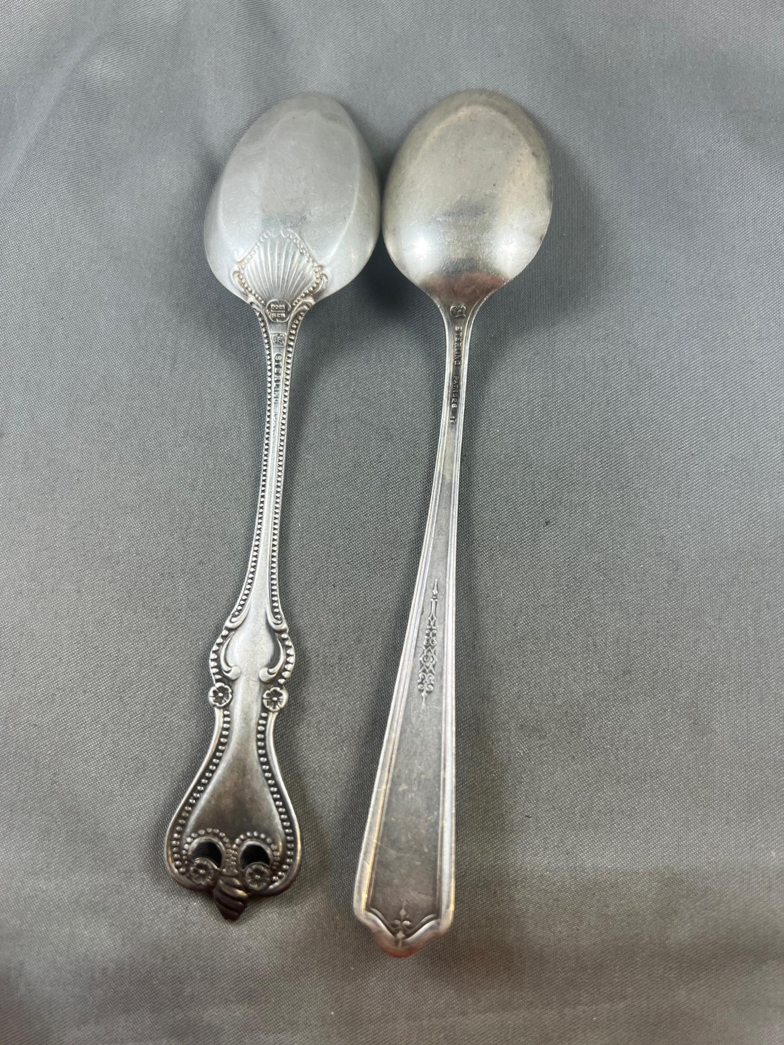 Pair of Sterling Spoons