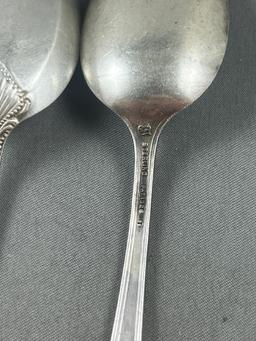 Pair of Sterling Spoons