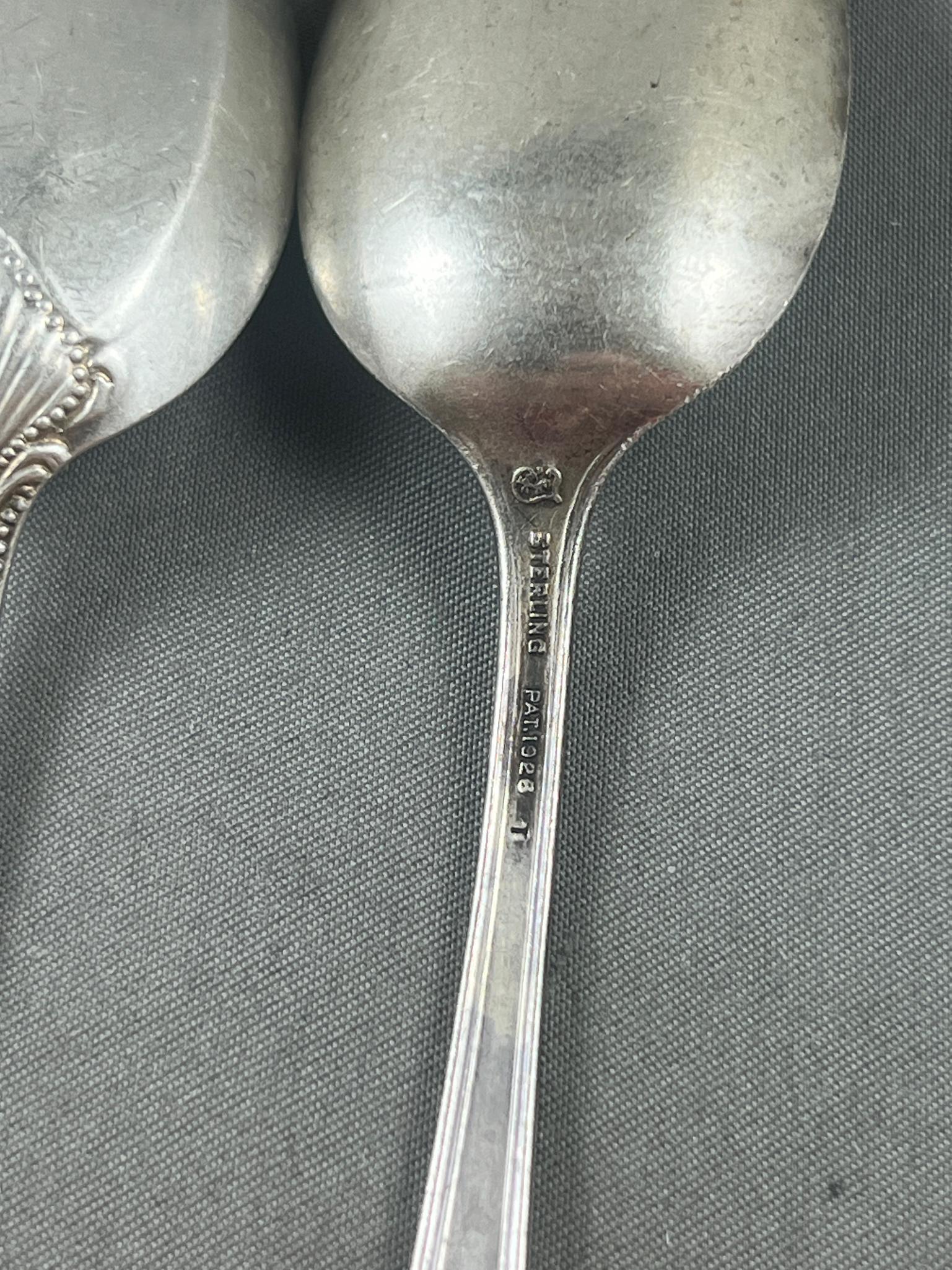 Pair of Sterling Spoons