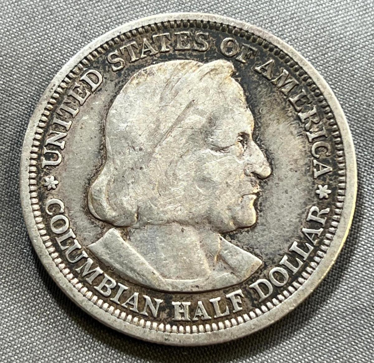 1893 Colombian Commemorative Silver Half Dollar