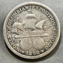 1893 Colombian Commemorative Silver Half Dollar