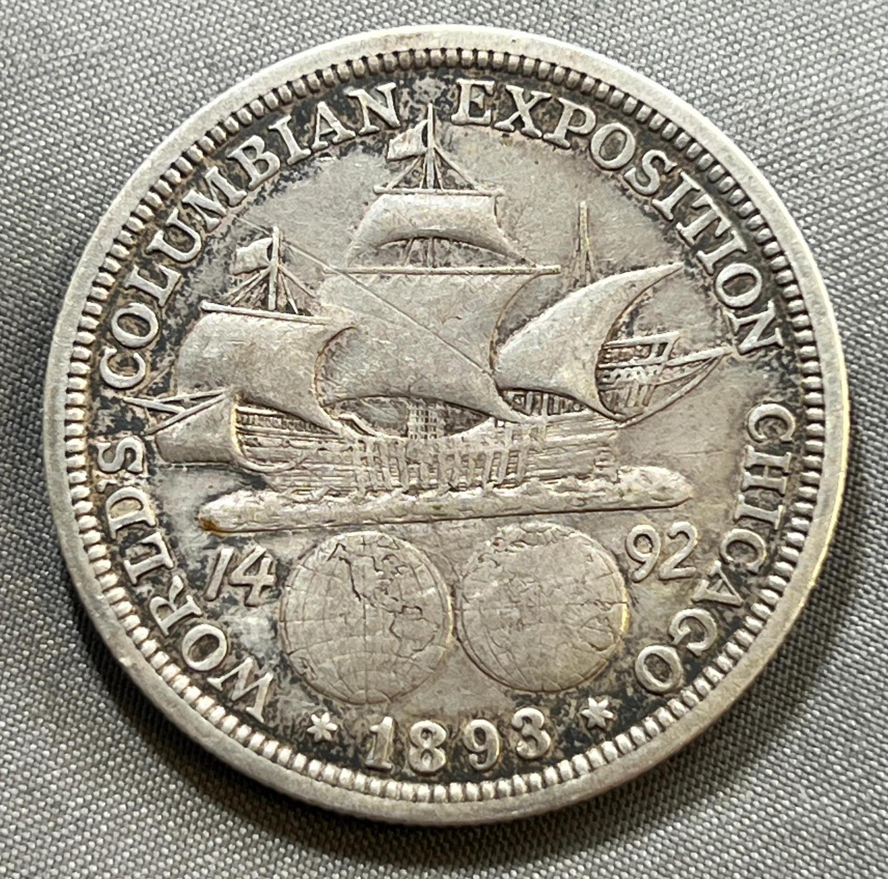 1893 Colombian Commemorative Silver Half Dollar