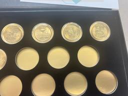 2001 24K Plated P and D State Quarter set