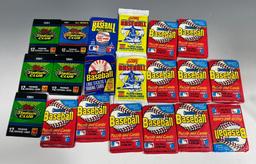 20 Unopened Baseball Card Packs, see list below