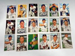 1952 Bowman Baseball lot of 18 see list below