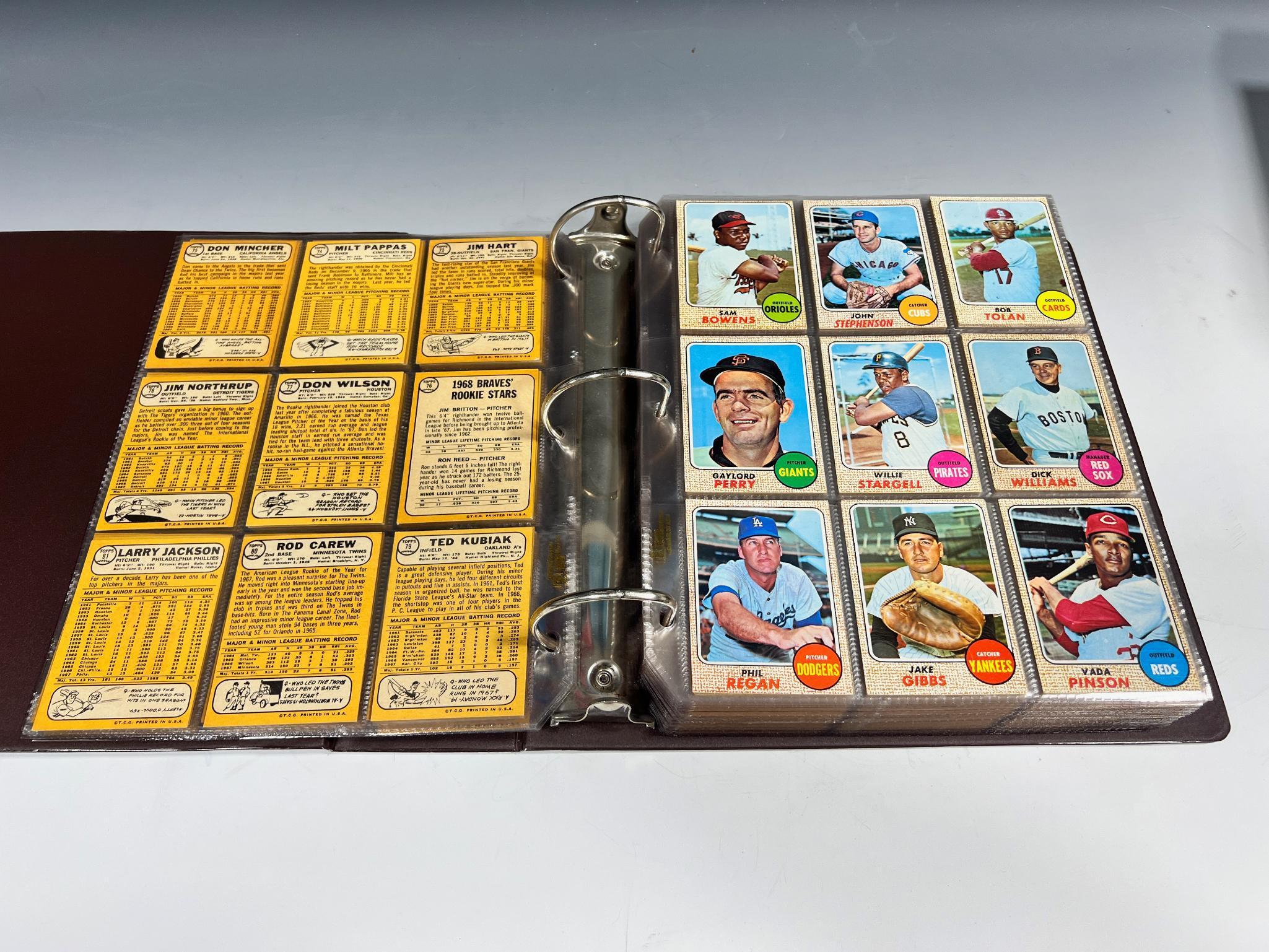 1968 Topps Baseball Set missing Johnny Bench and Nolan Ryan Rookies but includes Mickey Mantle