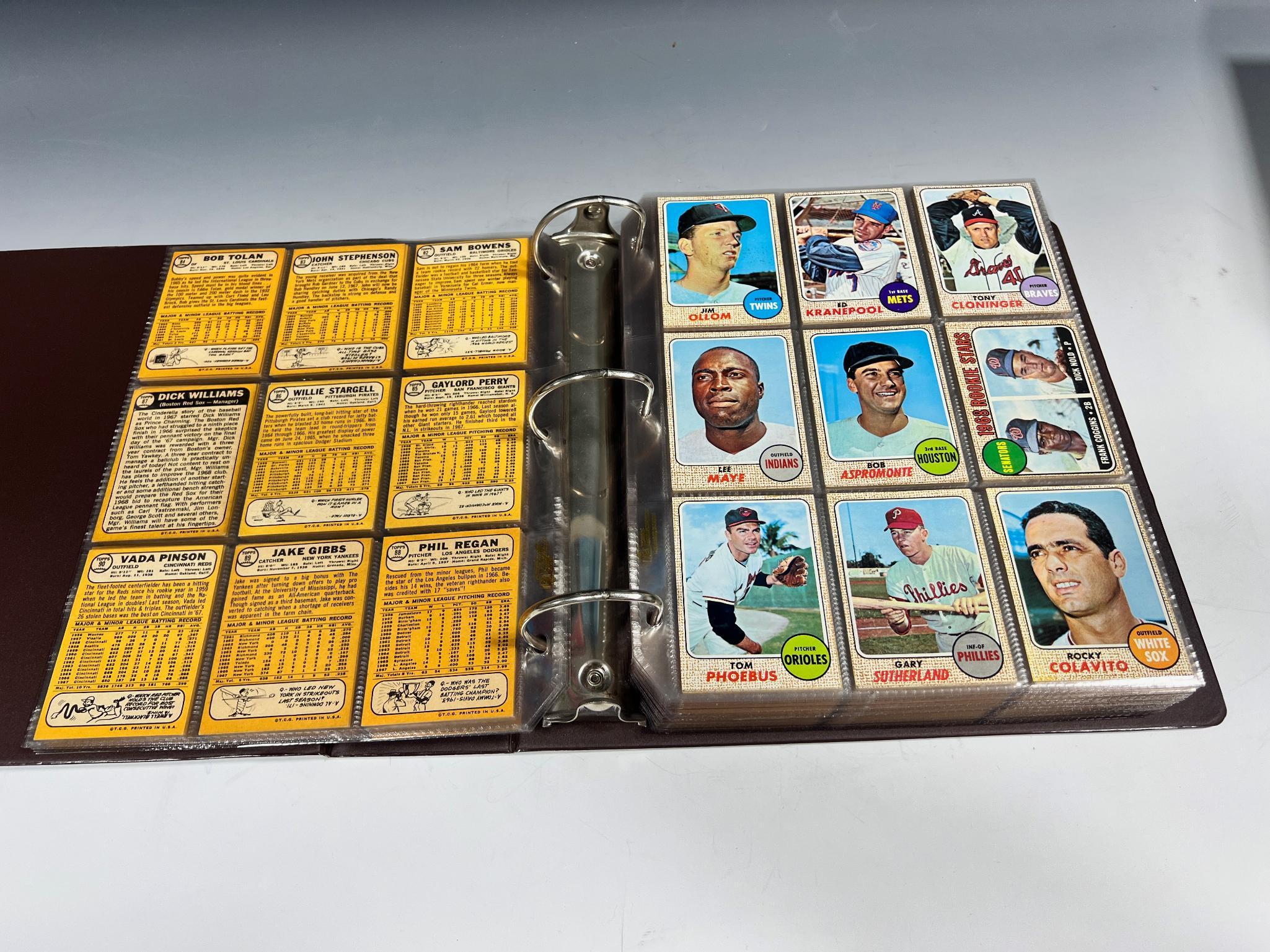 1968 Topps Baseball Set missing Johnny Bench and Nolan Ryan Rookies but includes Mickey Mantle