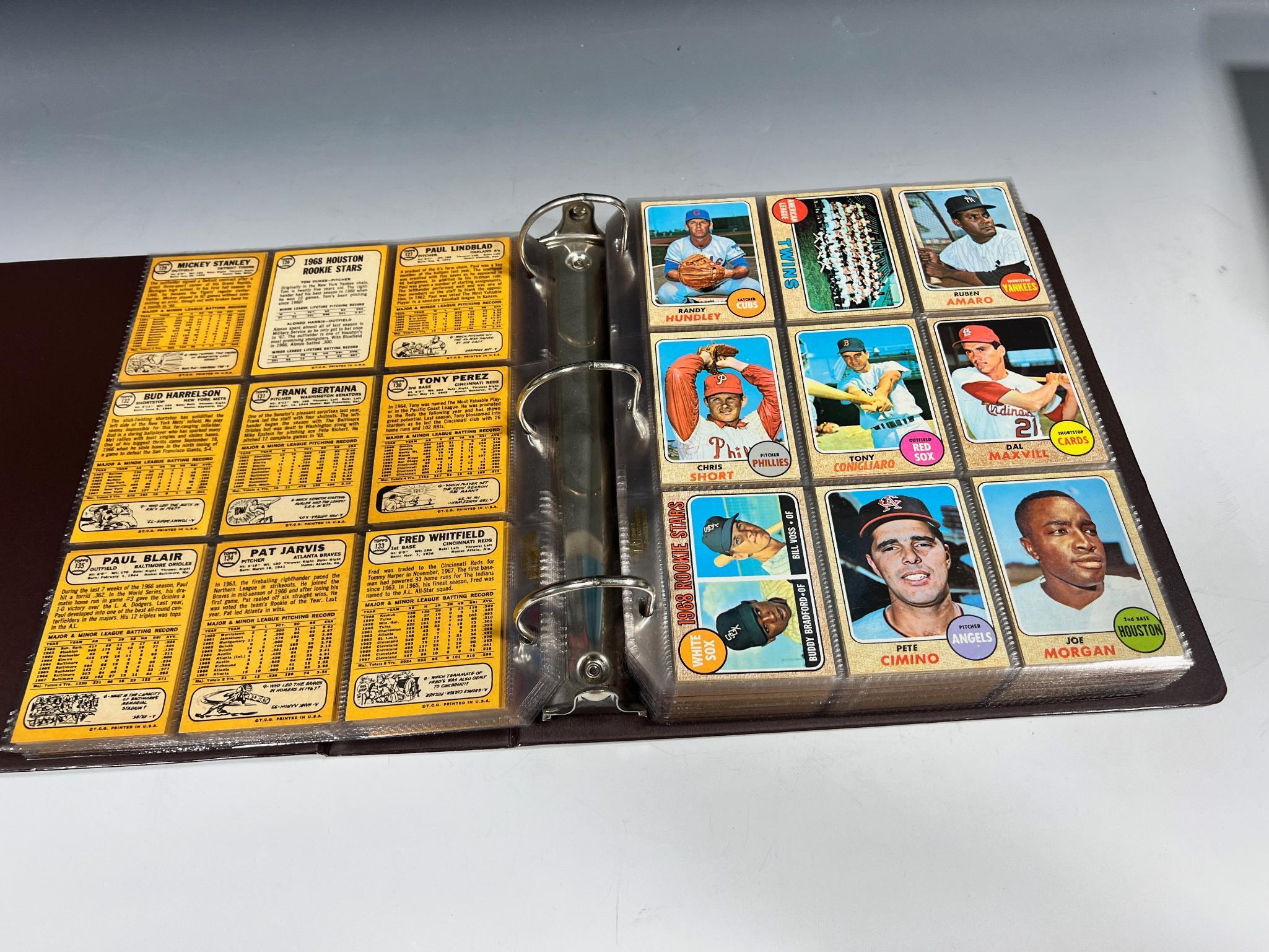 1968 Topps Baseball Set missing Johnny Bench and Nolan Ryan Rookies but includes Mickey Mantle