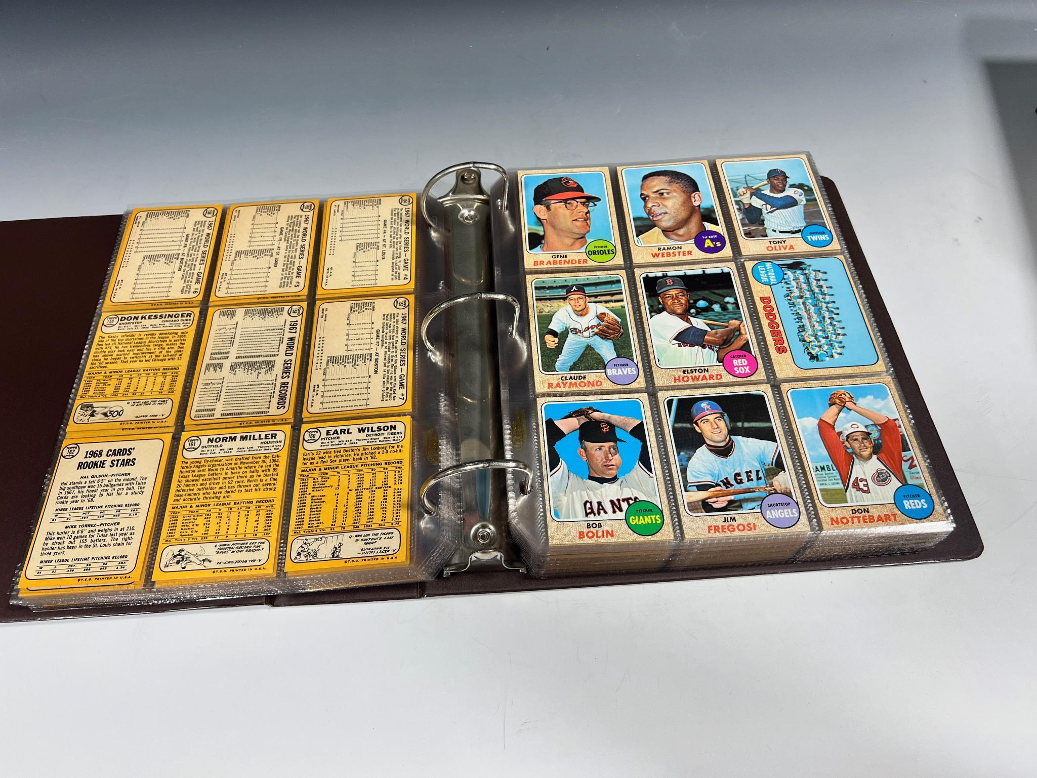 1968 Topps Baseball Set missing Johnny Bench and Nolan Ryan Rookies but includes Mickey Mantle