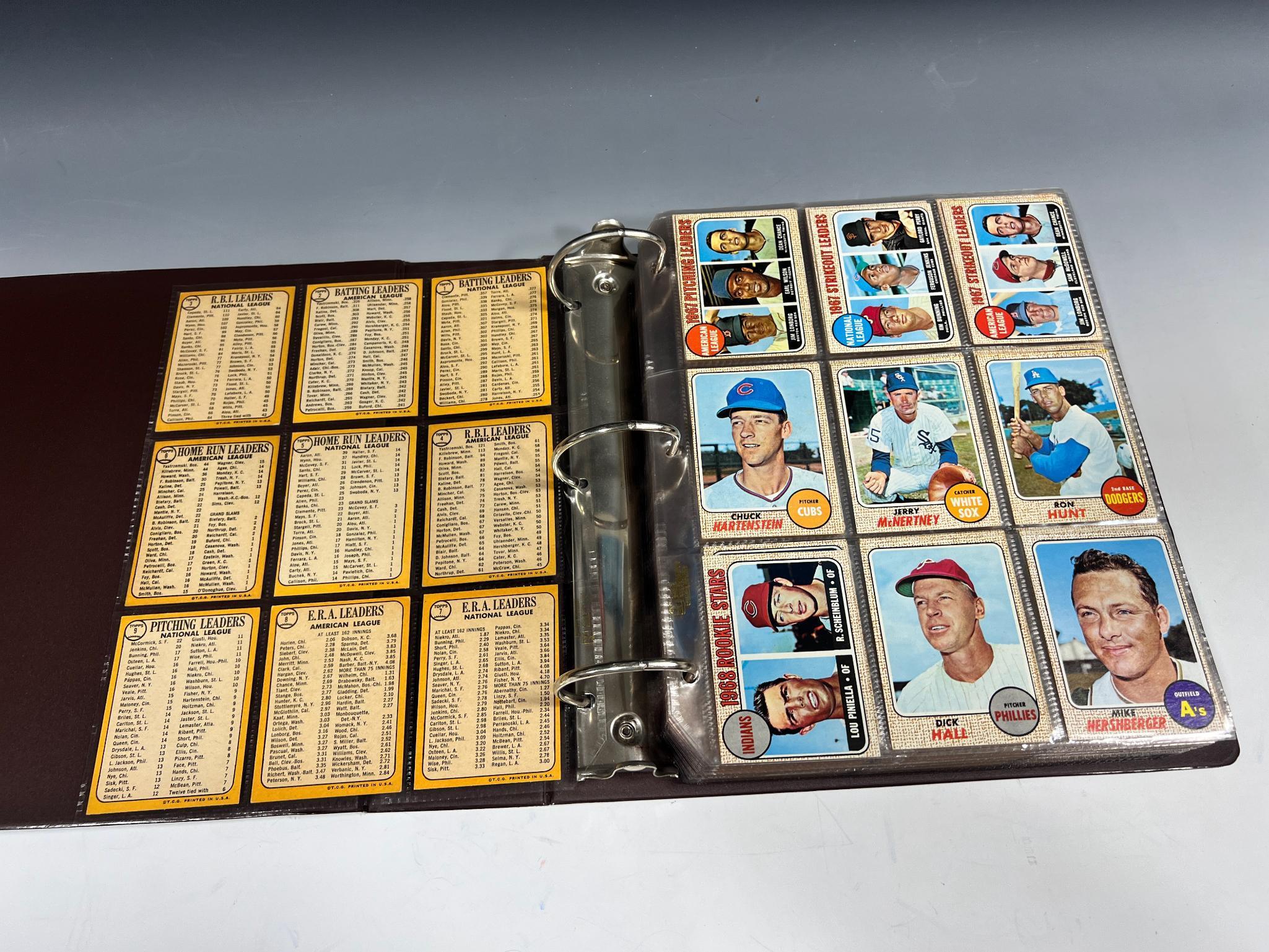 1968 Topps Baseball Set missing Johnny Bench and Nolan Ryan Rookies but includes Mickey Mantle