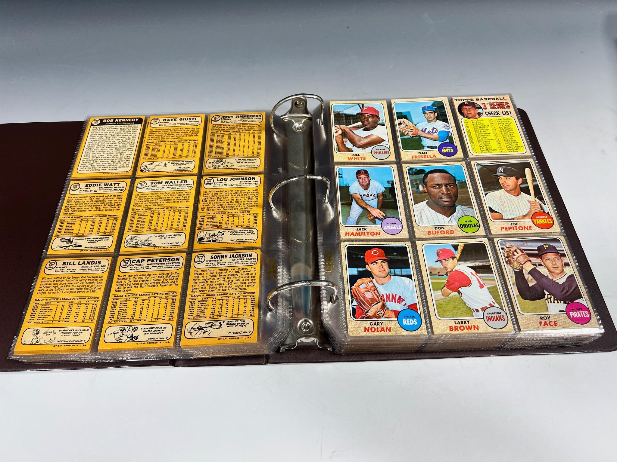 1968 Topps Baseball Set missing Johnny Bench and Nolan Ryan Rookies but includes Mickey Mantle