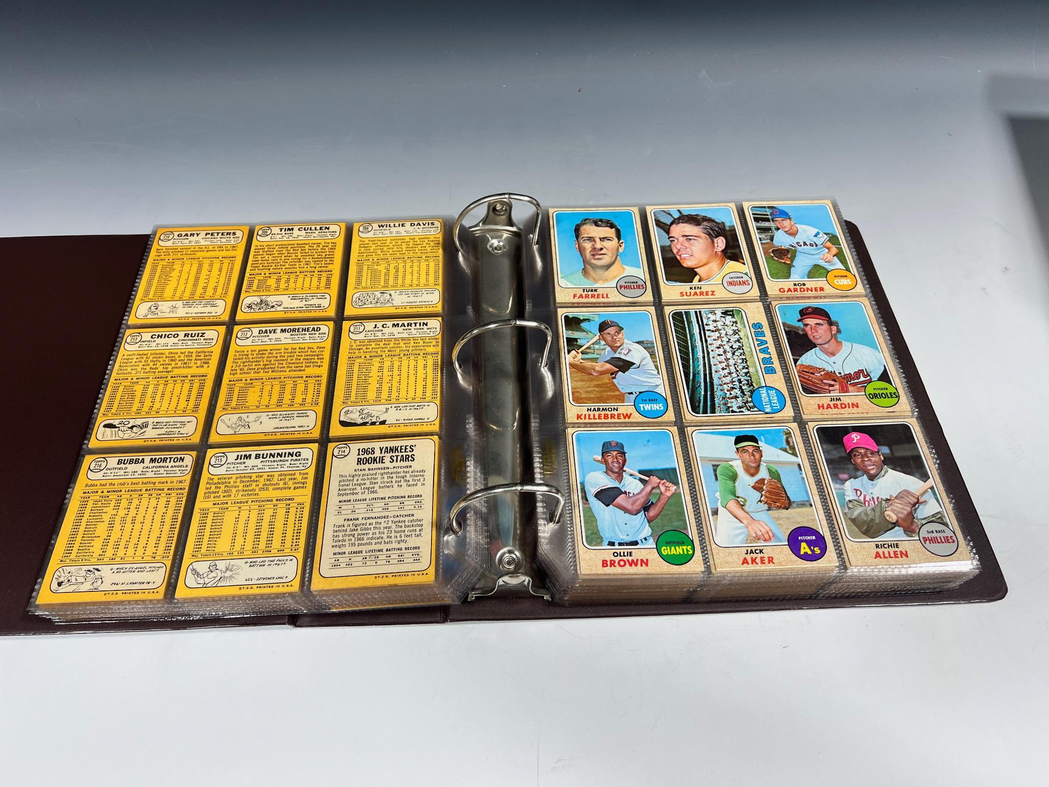 1968 Topps Baseball Set missing Johnny Bench and Nolan Ryan Rookies but includes Mickey Mantle