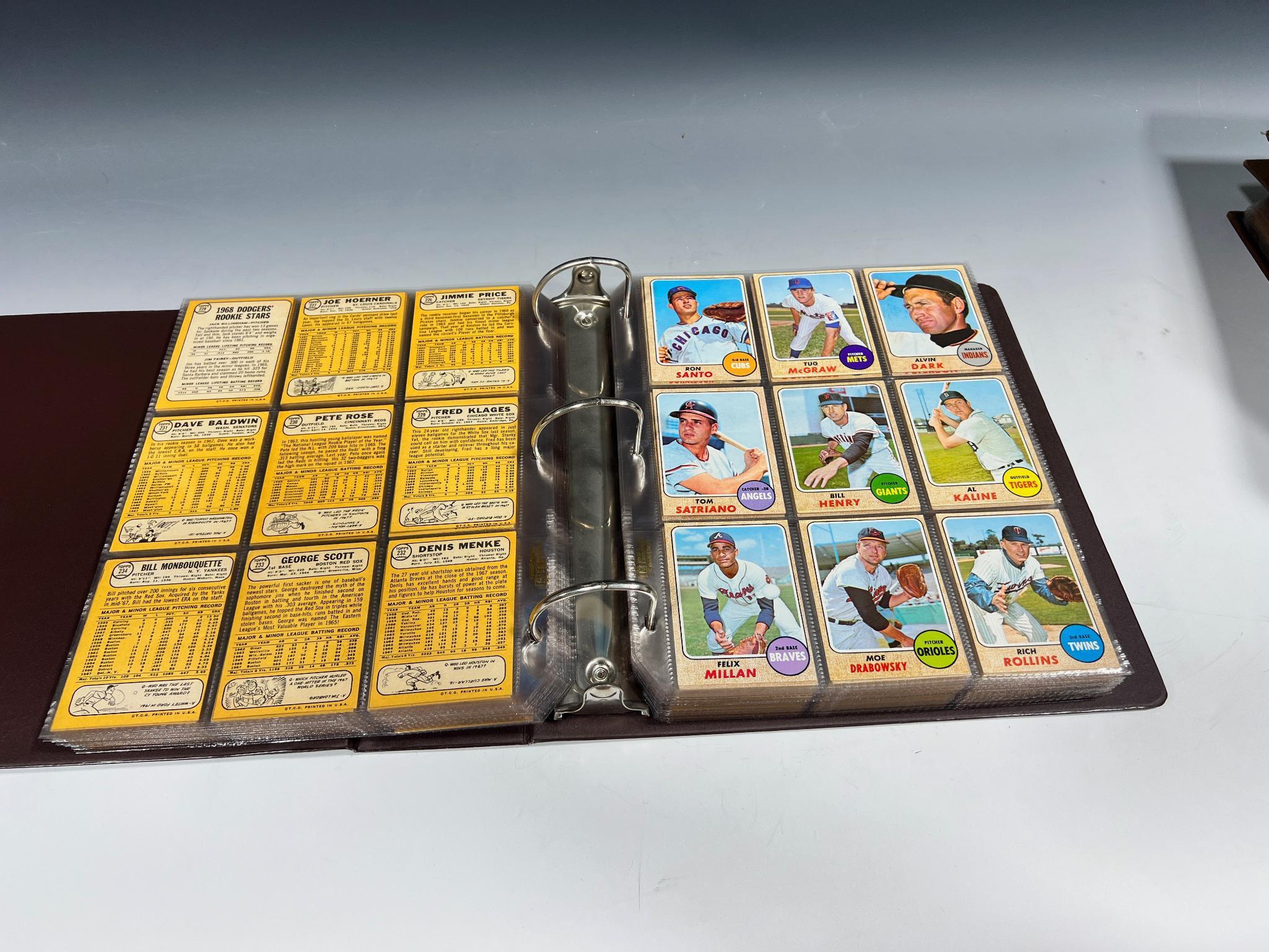 1968 Topps Baseball Set missing Johnny Bench and Nolan Ryan Rookies but includes Mickey Mantle