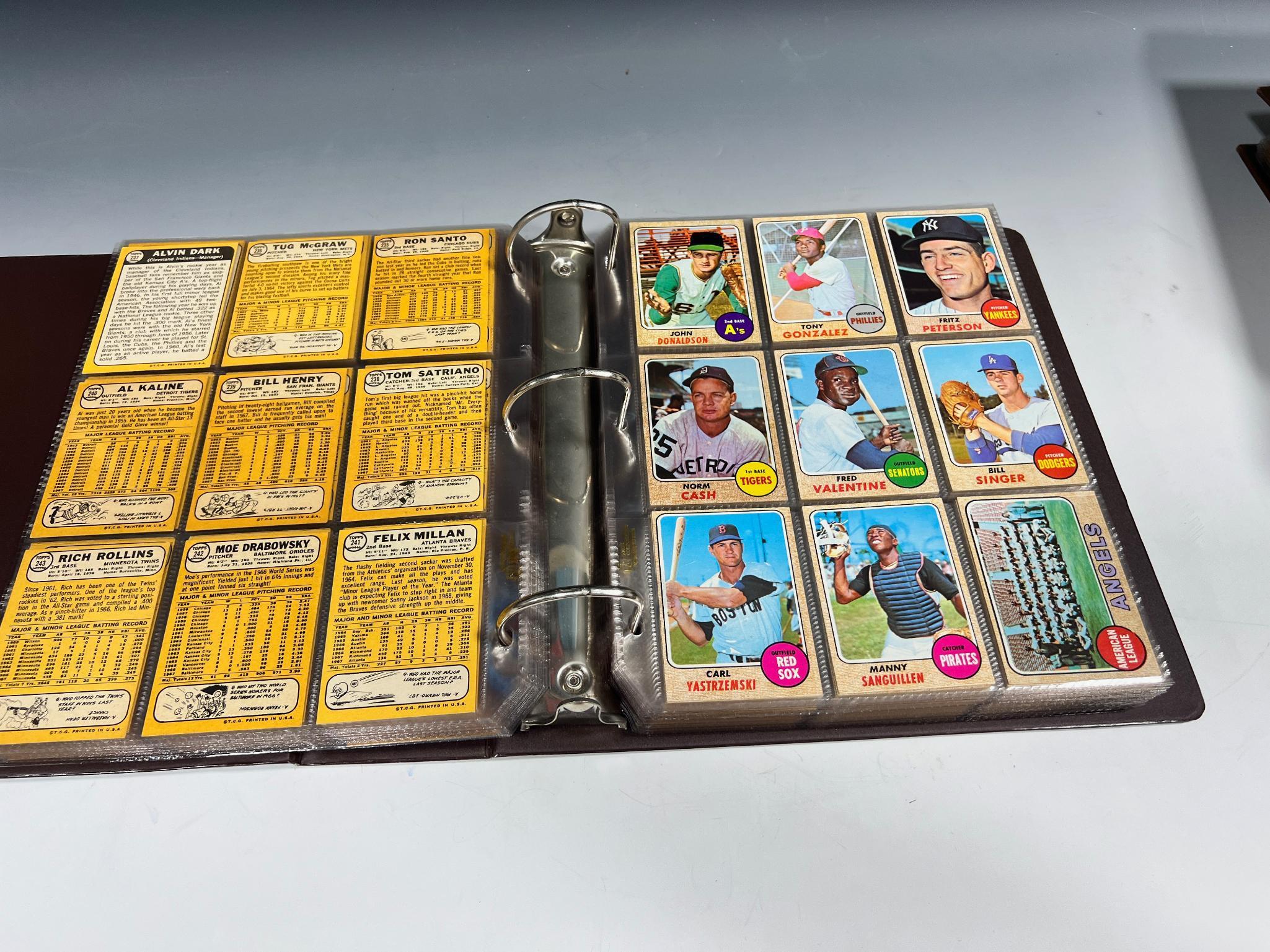 1968 Topps Baseball Set missing Johnny Bench and Nolan Ryan Rookies but includes Mickey Mantle