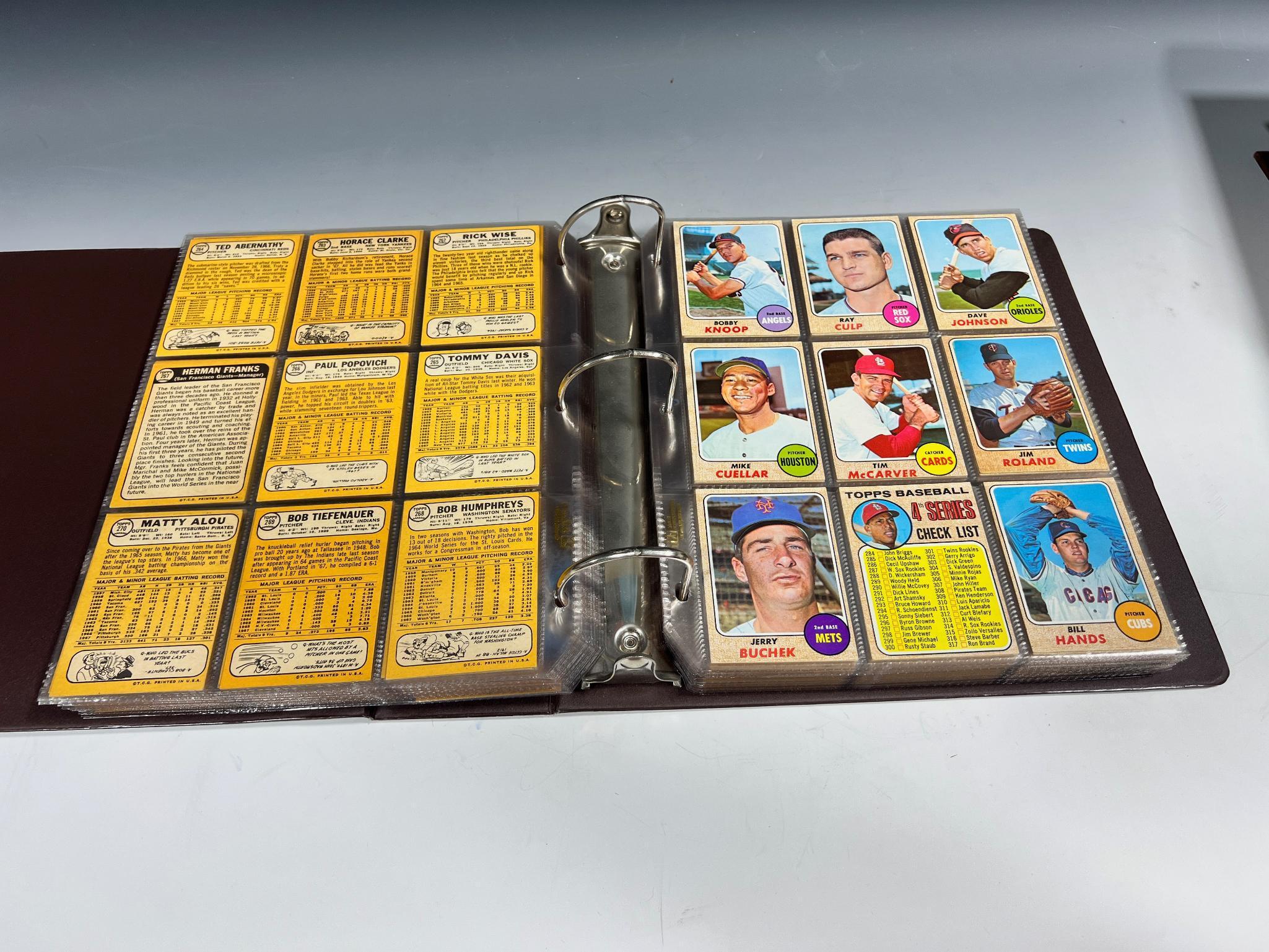 1968 Topps Baseball Set missing Johnny Bench and Nolan Ryan Rookies but includes Mickey Mantle