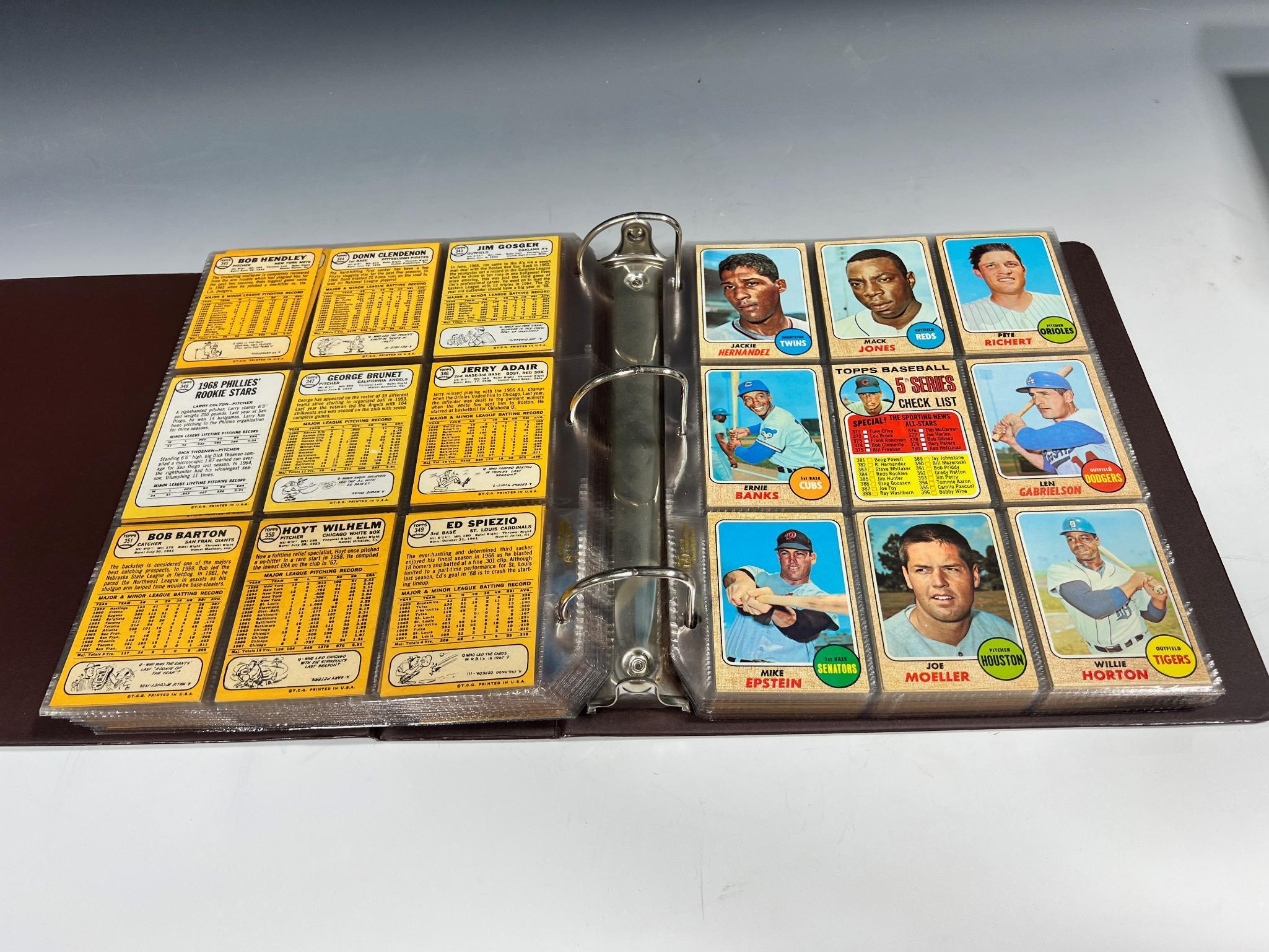 1968 Topps Baseball Set missing Johnny Bench and Nolan Ryan Rookies but includes Mickey Mantle