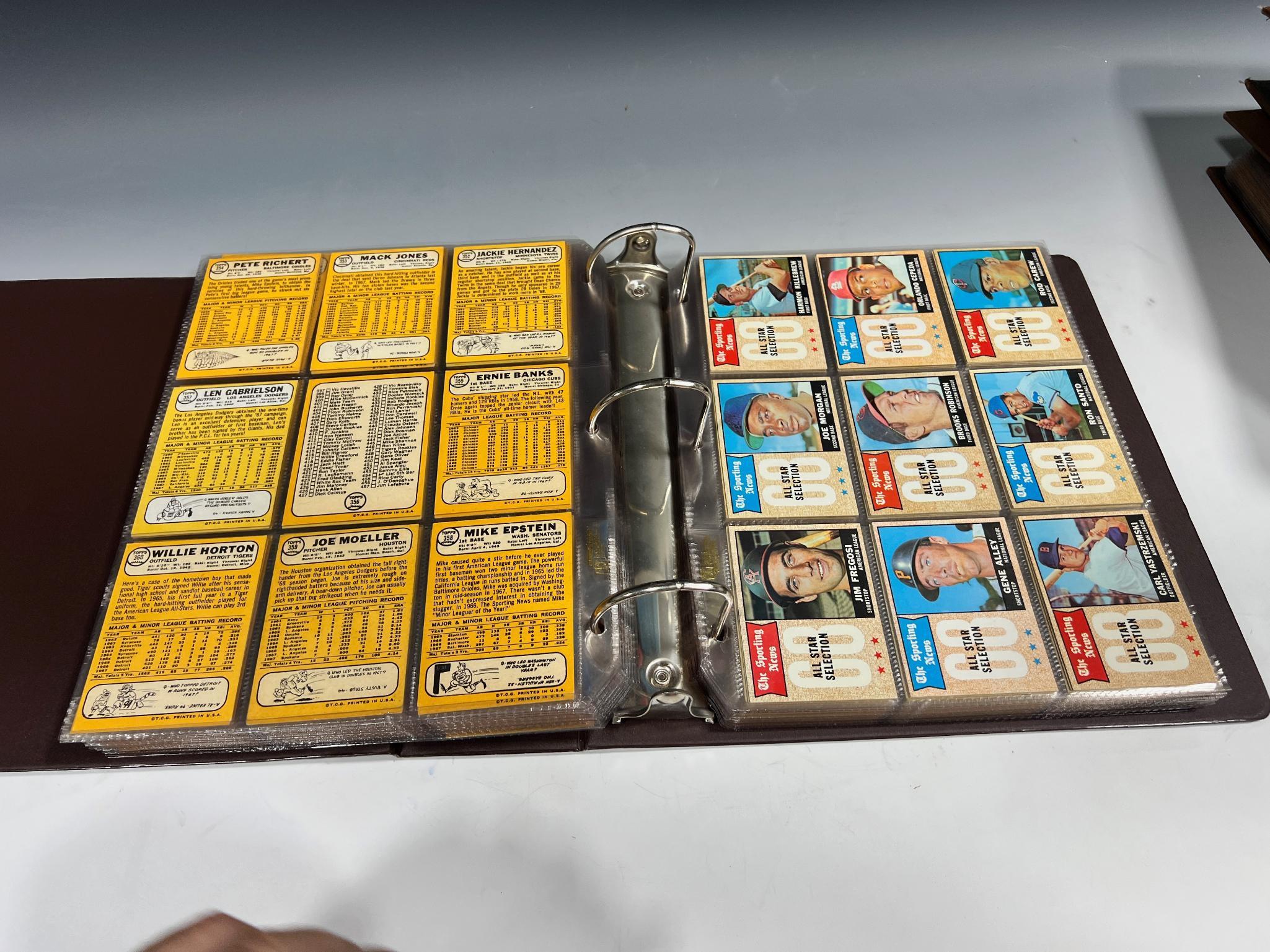 1968 Topps Baseball Set missing Johnny Bench and Nolan Ryan Rookies but includes Mickey Mantle