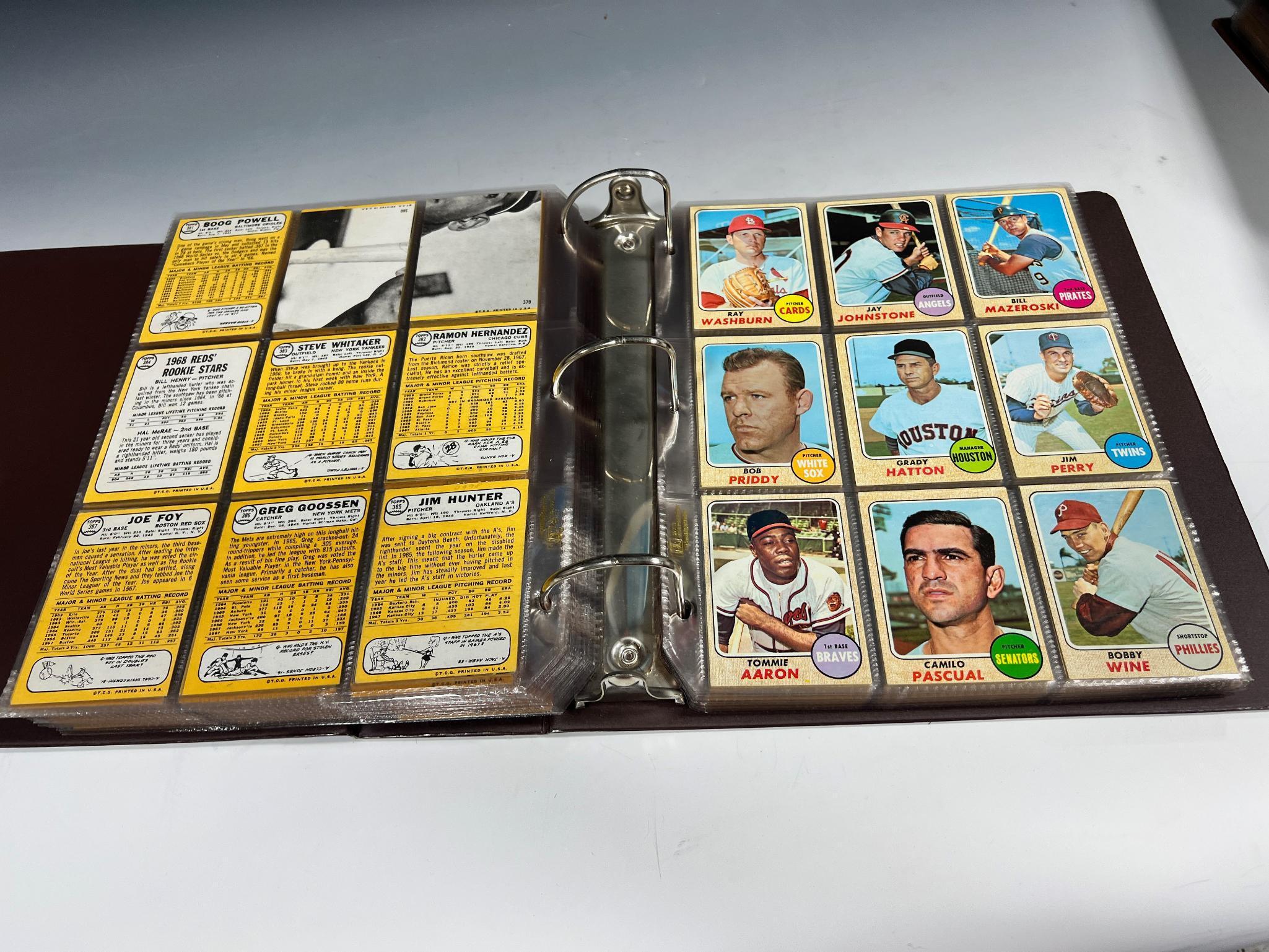 1968 Topps Baseball Set missing Johnny Bench and Nolan Ryan Rookies but includes Mickey Mantle