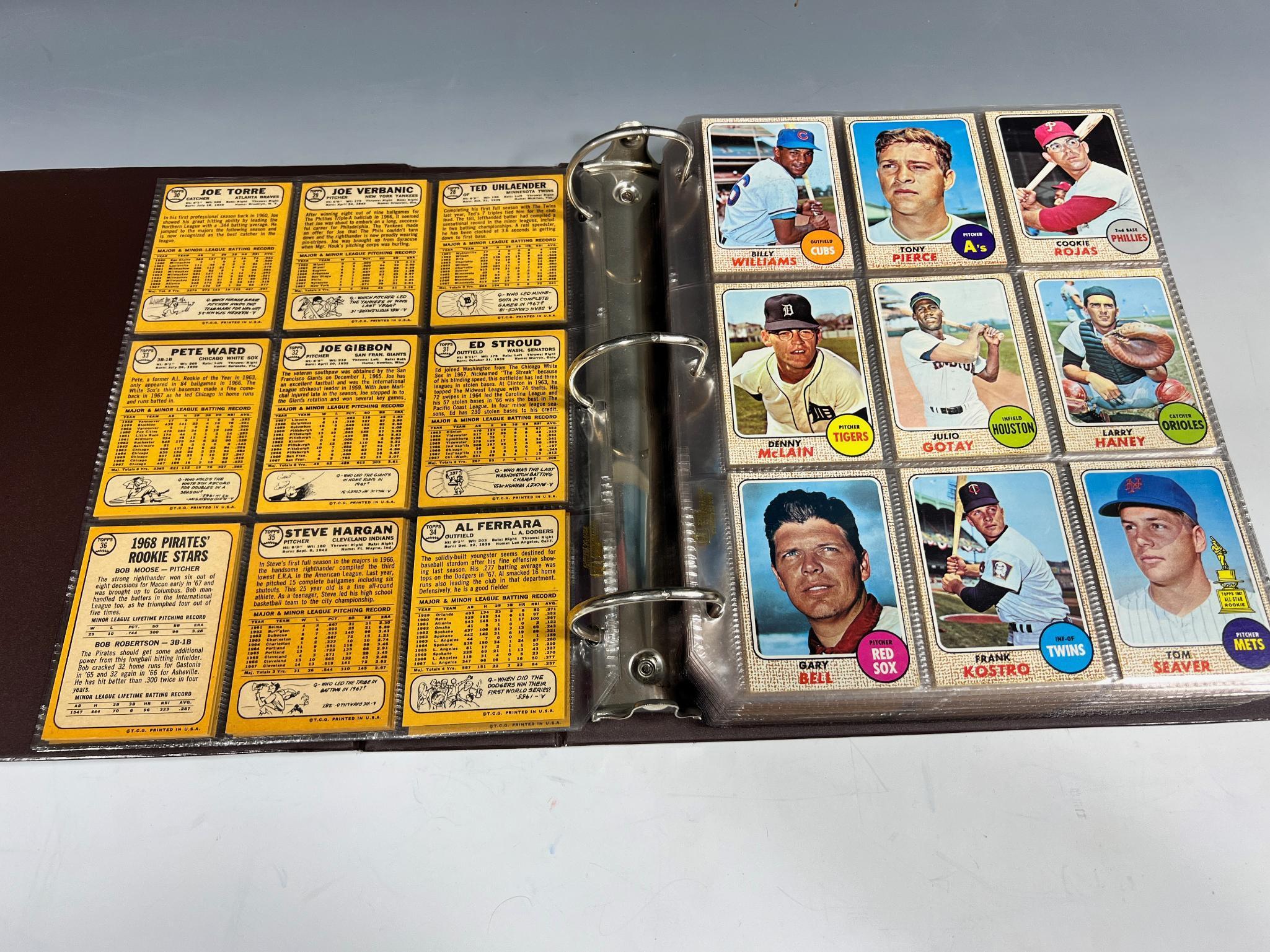 1968 Topps Baseball Set missing Johnny Bench and Nolan Ryan Rookies but includes Mickey Mantle