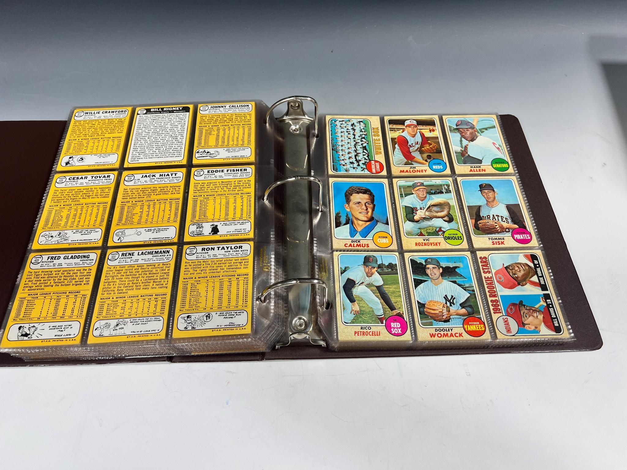 1968 Topps Baseball Set missing Johnny Bench and Nolan Ryan Rookies but includes Mickey Mantle