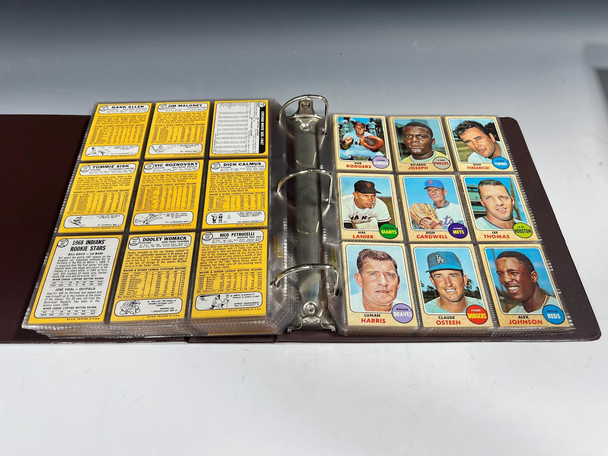 1968 Topps Baseball Set missing Johnny Bench and Nolan Ryan Rookies but includes Mickey Mantle