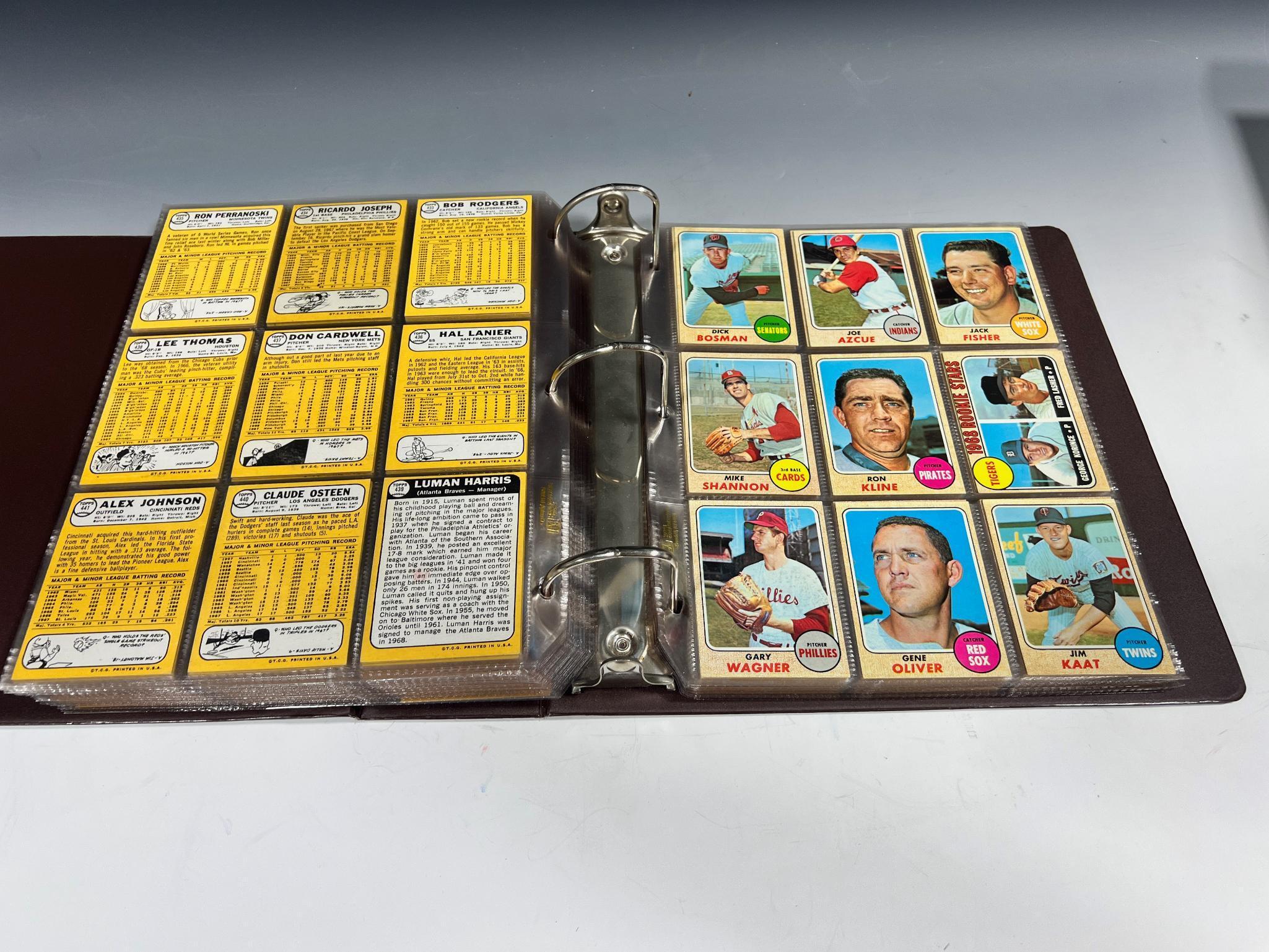 1968 Topps Baseball Set missing Johnny Bench and Nolan Ryan Rookies but includes Mickey Mantle