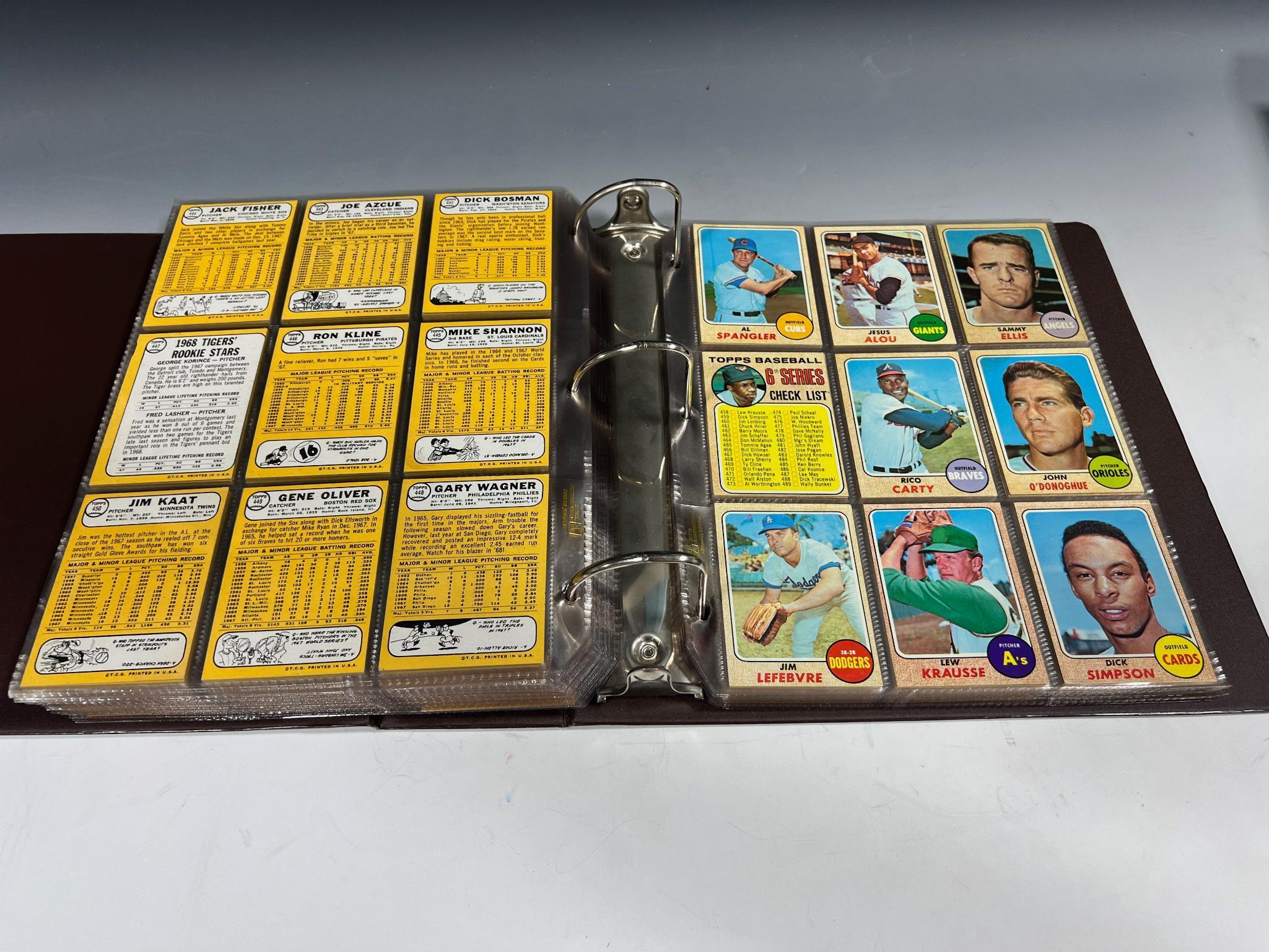1968 Topps Baseball Set missing Johnny Bench and Nolan Ryan Rookies but includes Mickey Mantle