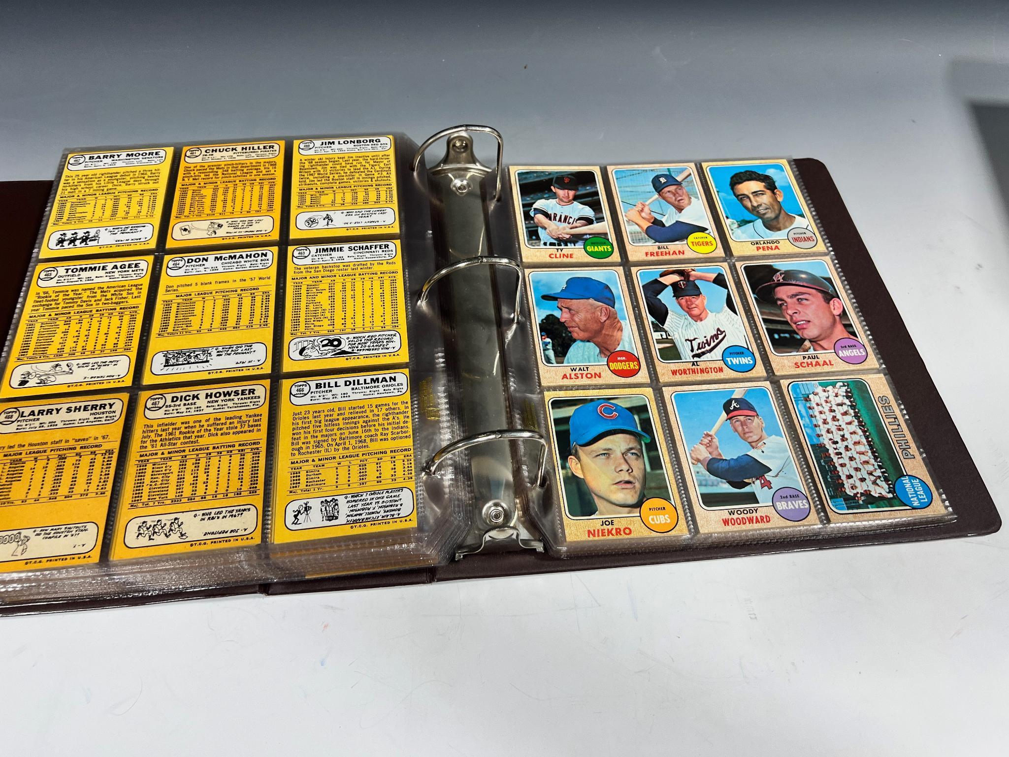 1968 Topps Baseball Set missing Johnny Bench and Nolan Ryan Rookies but includes Mickey Mantle