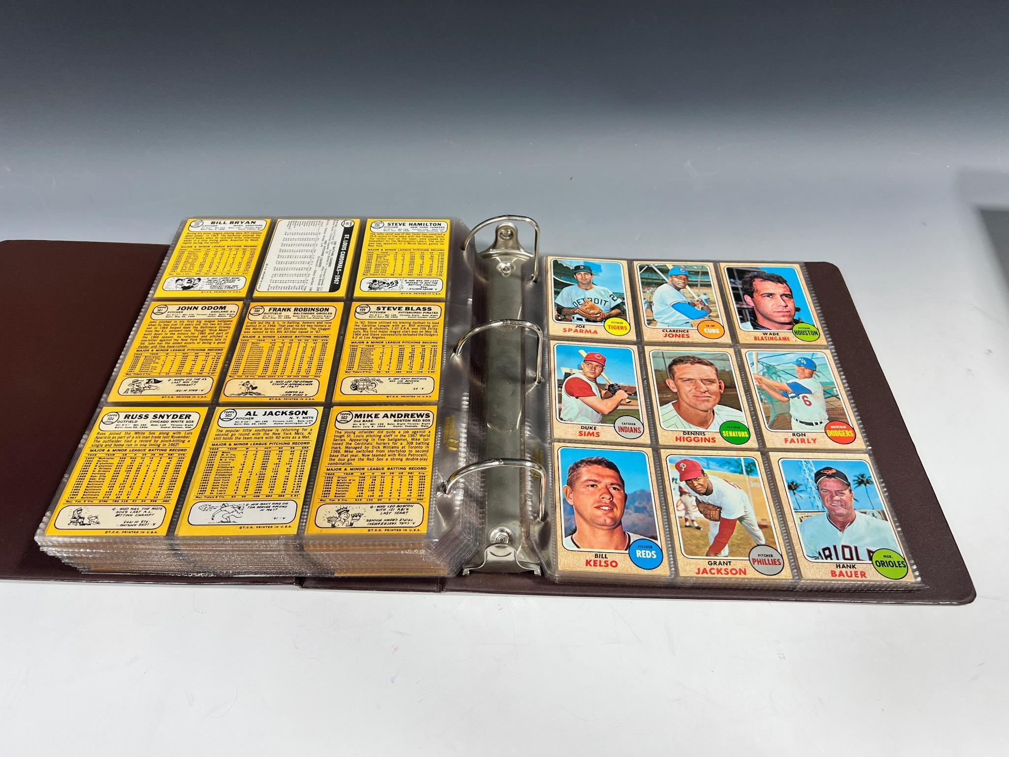 1968 Topps Baseball Set missing Johnny Bench and Nolan Ryan Rookies but includes Mickey Mantle