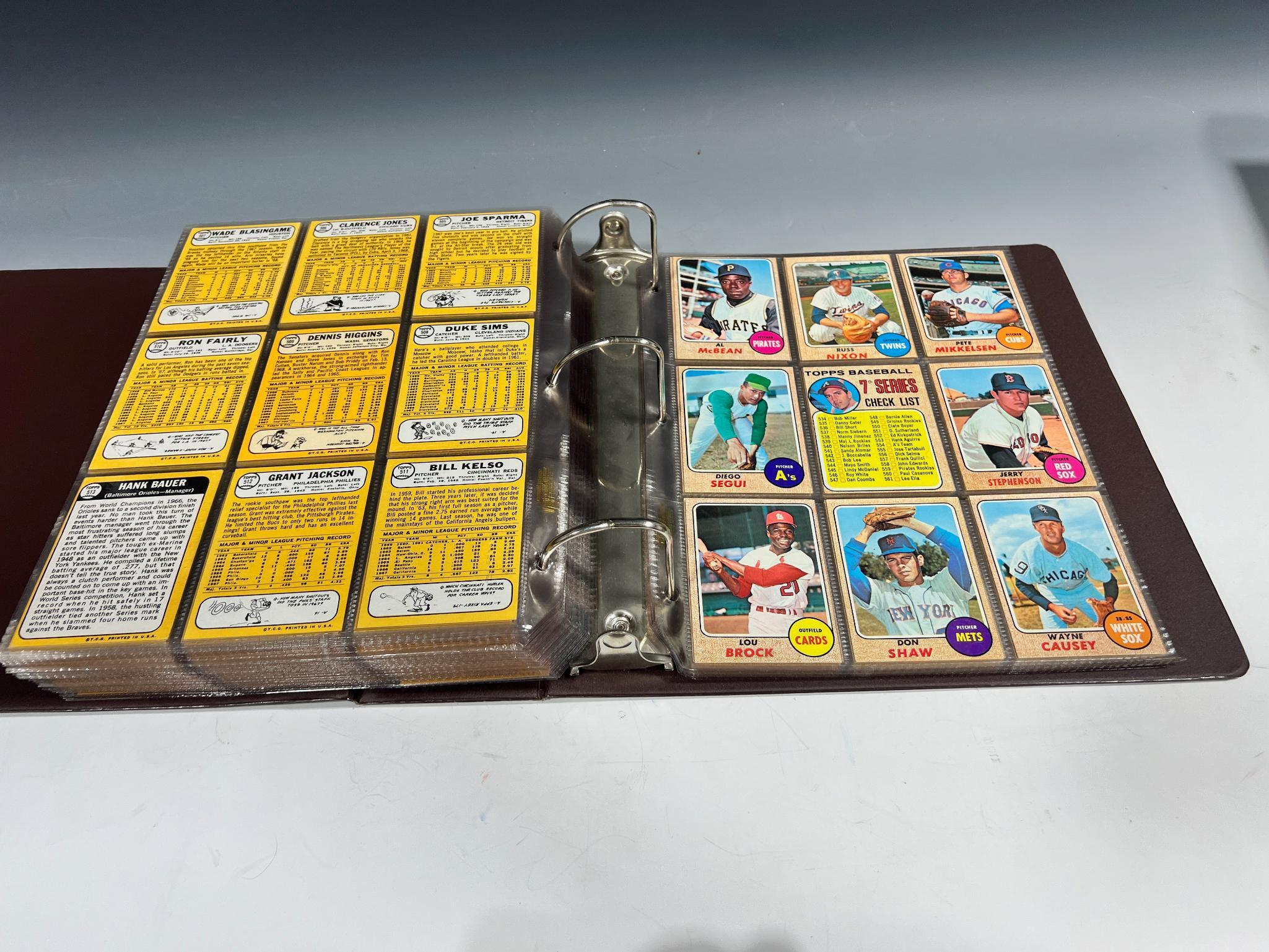 1968 Topps Baseball Set missing Johnny Bench and Nolan Ryan Rookies but includes Mickey Mantle