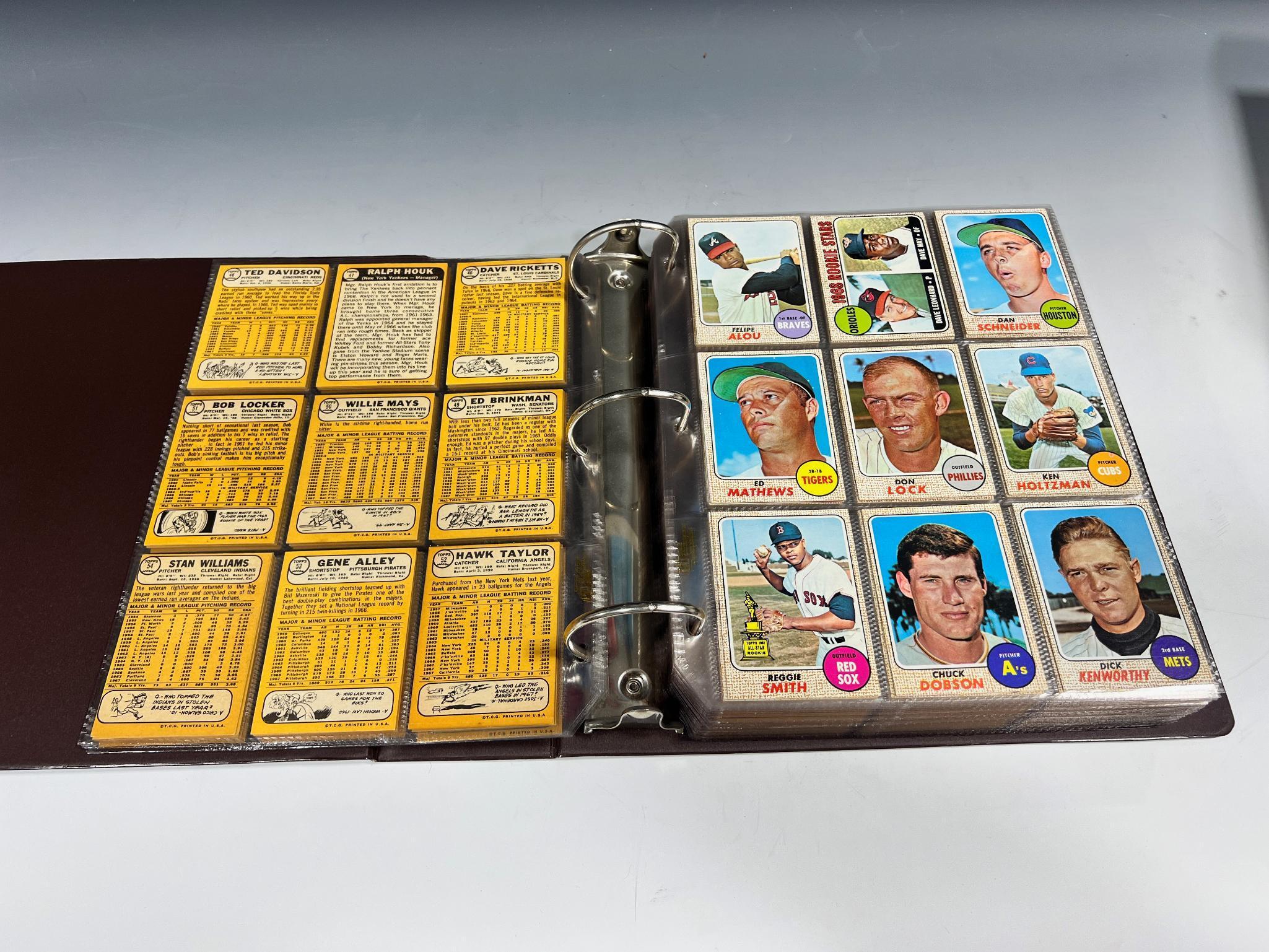 1968 Topps Baseball Set missing Johnny Bench and Nolan Ryan Rookies but includes Mickey Mantle