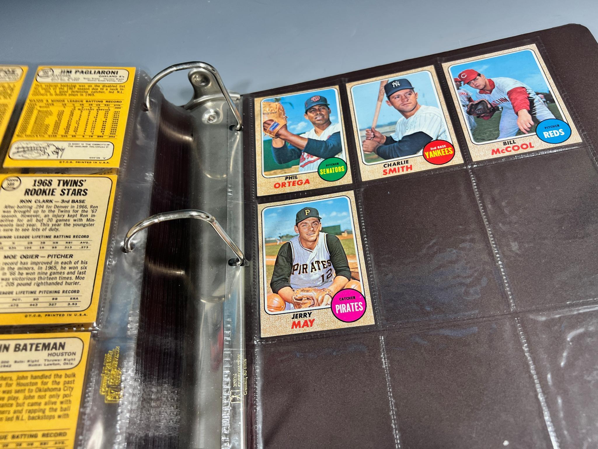 1968 Topps Baseball Set missing Johnny Bench and Nolan Ryan Rookies but includes Mickey Mantle