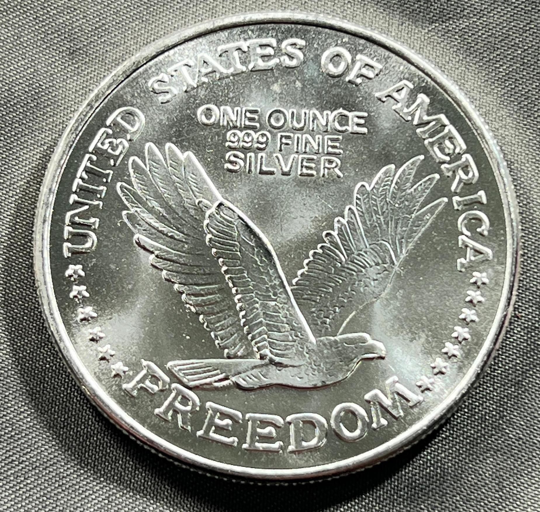 One Troy Ounce .999 Silver Round, SIGMA TESTED