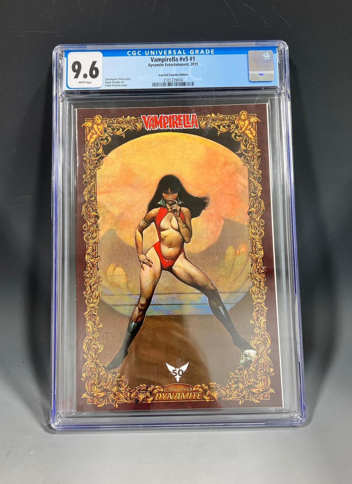 Vampirella Dynamite Comics #V5 #1 CGC 9.6 Graded Comic