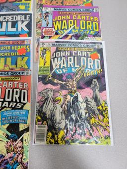 Marvel Comics lot of 11 including: Hulk and John Carter