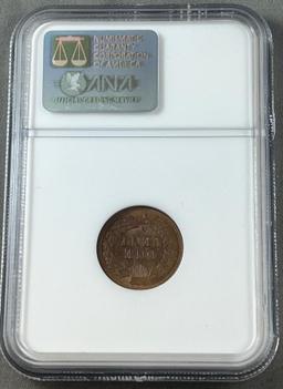 1903 US Indianhead Cent in MS65 BN NGC Holder