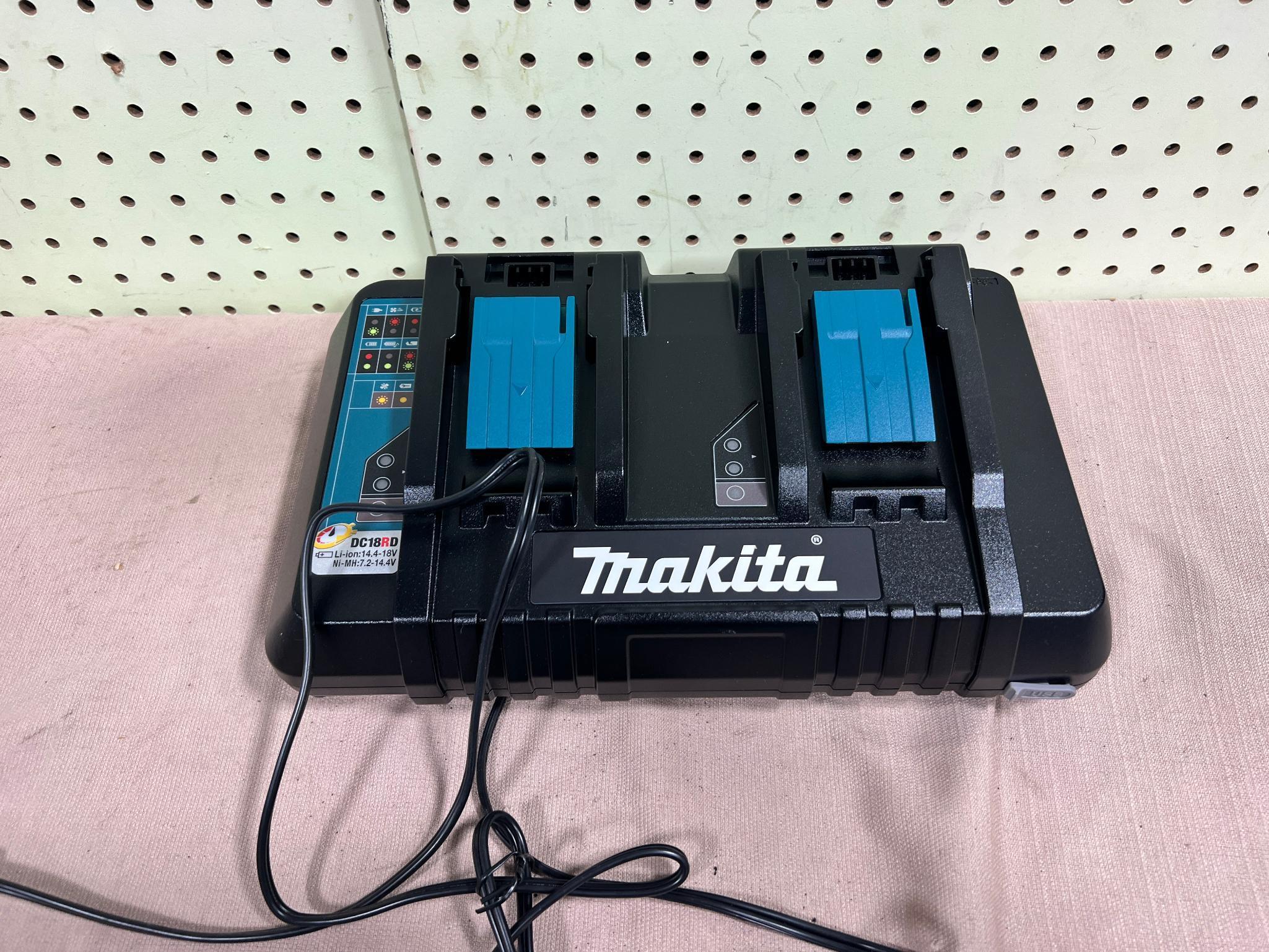 Makita DC18RD Unused Double Charger