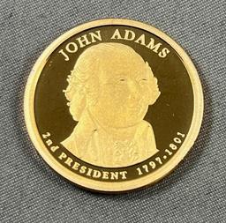 John Adams PROOF Presidential Dollar