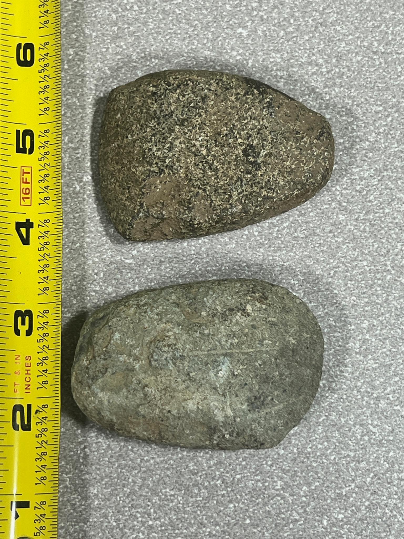 Artifacts Miniature Celts lot of 2 Southern Ohio 3" each