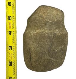 Artifacts Full Grooved Axe made from Honey Quartz material found in Southern Ohio 4 1/2"