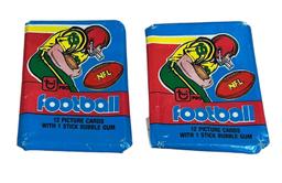 2- 1979 Topps Football wrappers, NO CARDS
