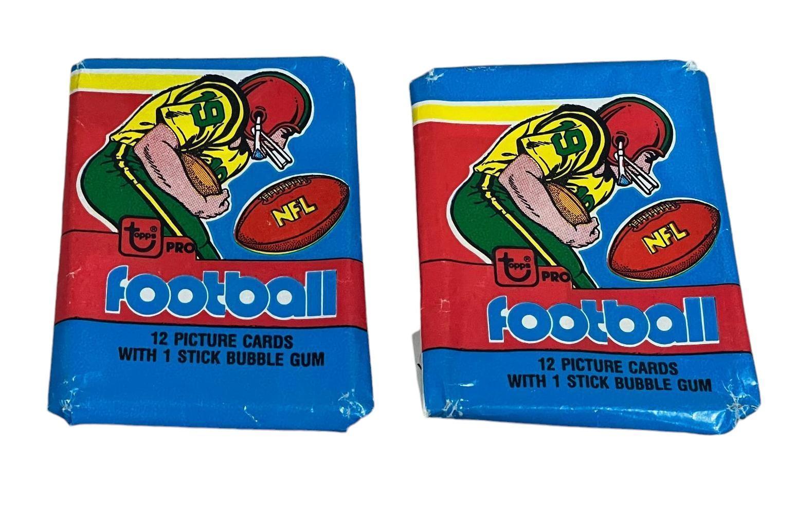 2- 1979 Topps Football wrappers, NO CARDS