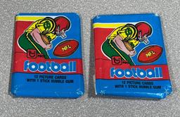 2- 1979 Topps Football wrappers, NO CARDS