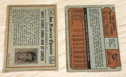 1972 Topps Tom Seaver (creased) & In Action #445 & 446