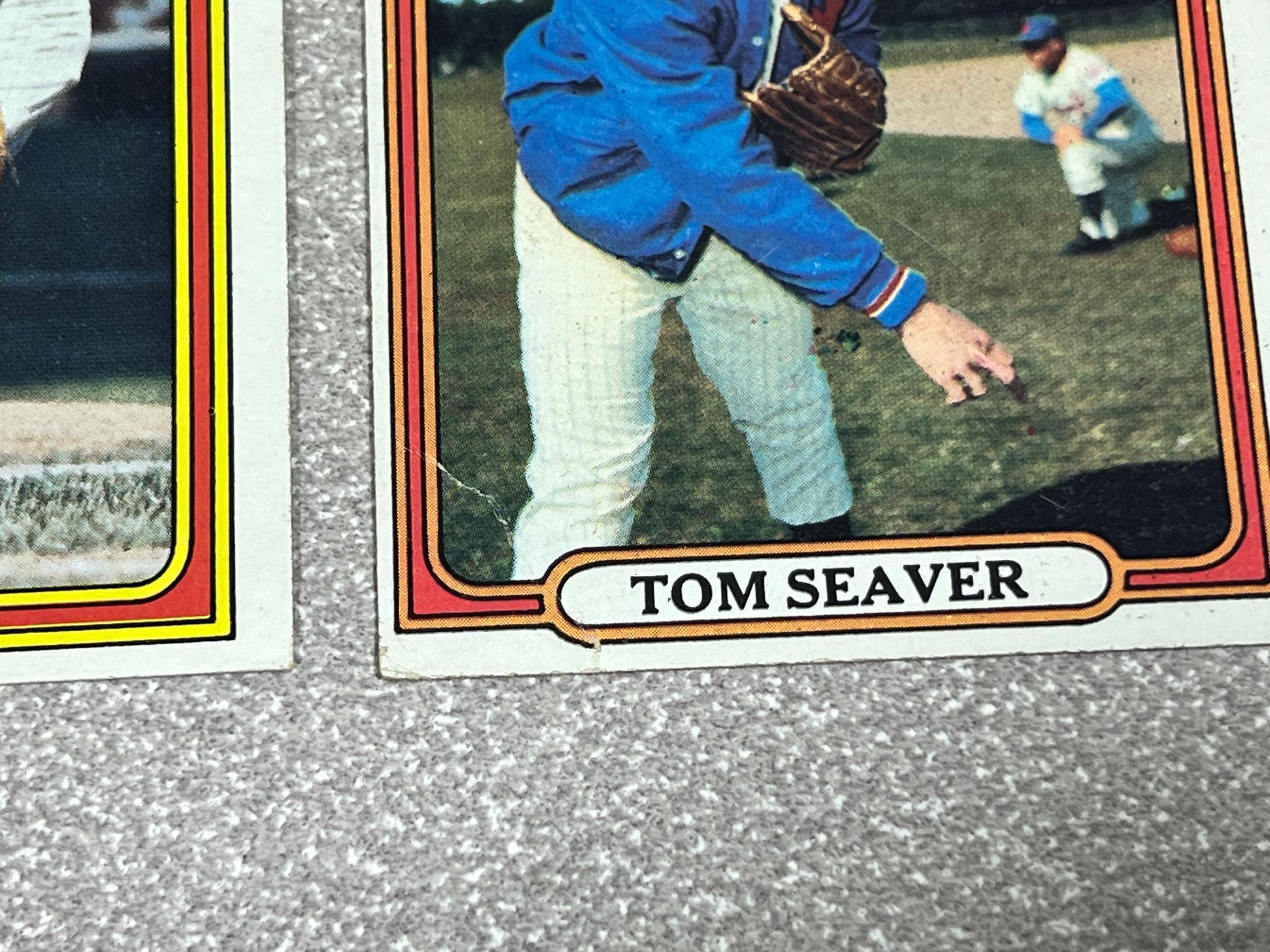 1972 Topps Tom Seaver (creased) & In Action #445 & 446