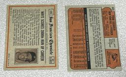 1972 Topps Tom Seaver (creased) & In Action #445 & 446