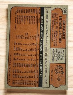 1972 Topps Jim Palmer